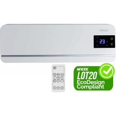 MYLEK Remote Control Over Door Heater with 24/7 Timer 2KW - ERP Compliant
