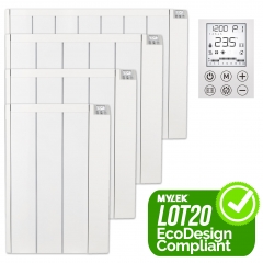 MYLEK Ceramic Electric Panel Heater with 24/7 Timer
