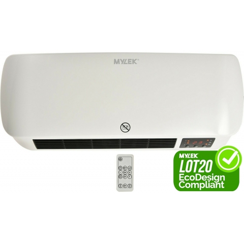 MYLEK Remote Control Over Door Fan Heater 2KW - ERP Compliant Thumbnail